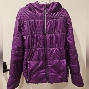 Columbia girls Purple Puffer With Omni Heat Technology Size Small